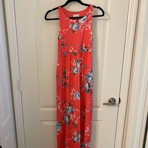 Pink Lily Pink Maxi Dress